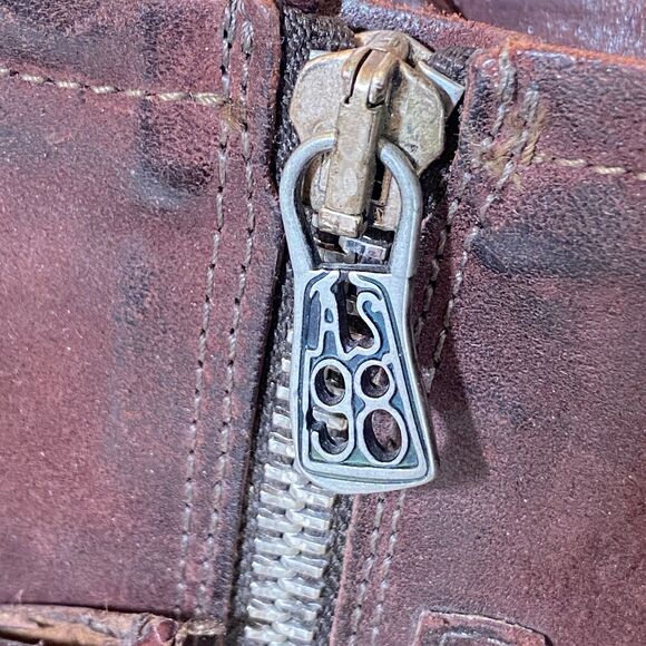 A.S.98 SUNDANCE Suede/Leather Mid Calf Boots Ombre Brown 39/8.5 NEW Box, As Is - Picture 11 of 14